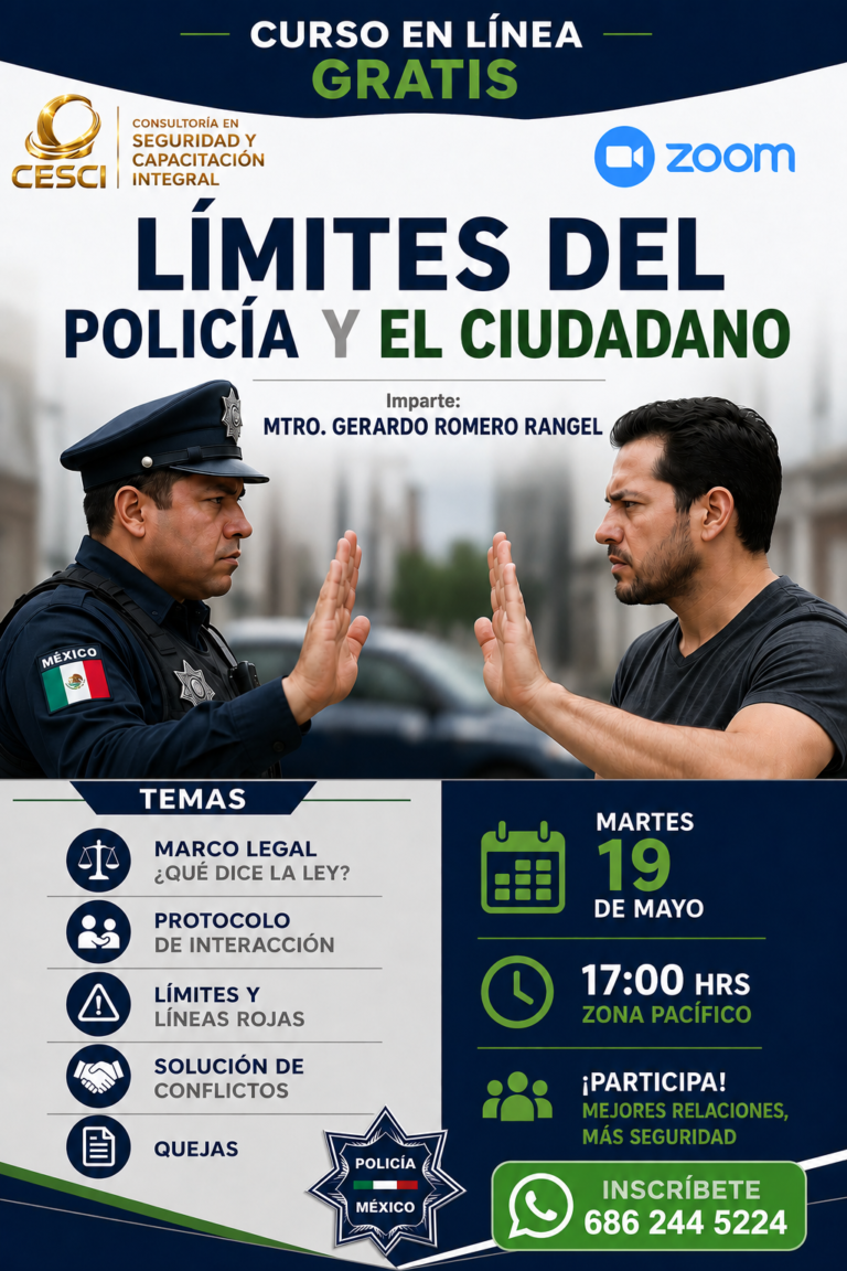 flayer de curso limites rangel